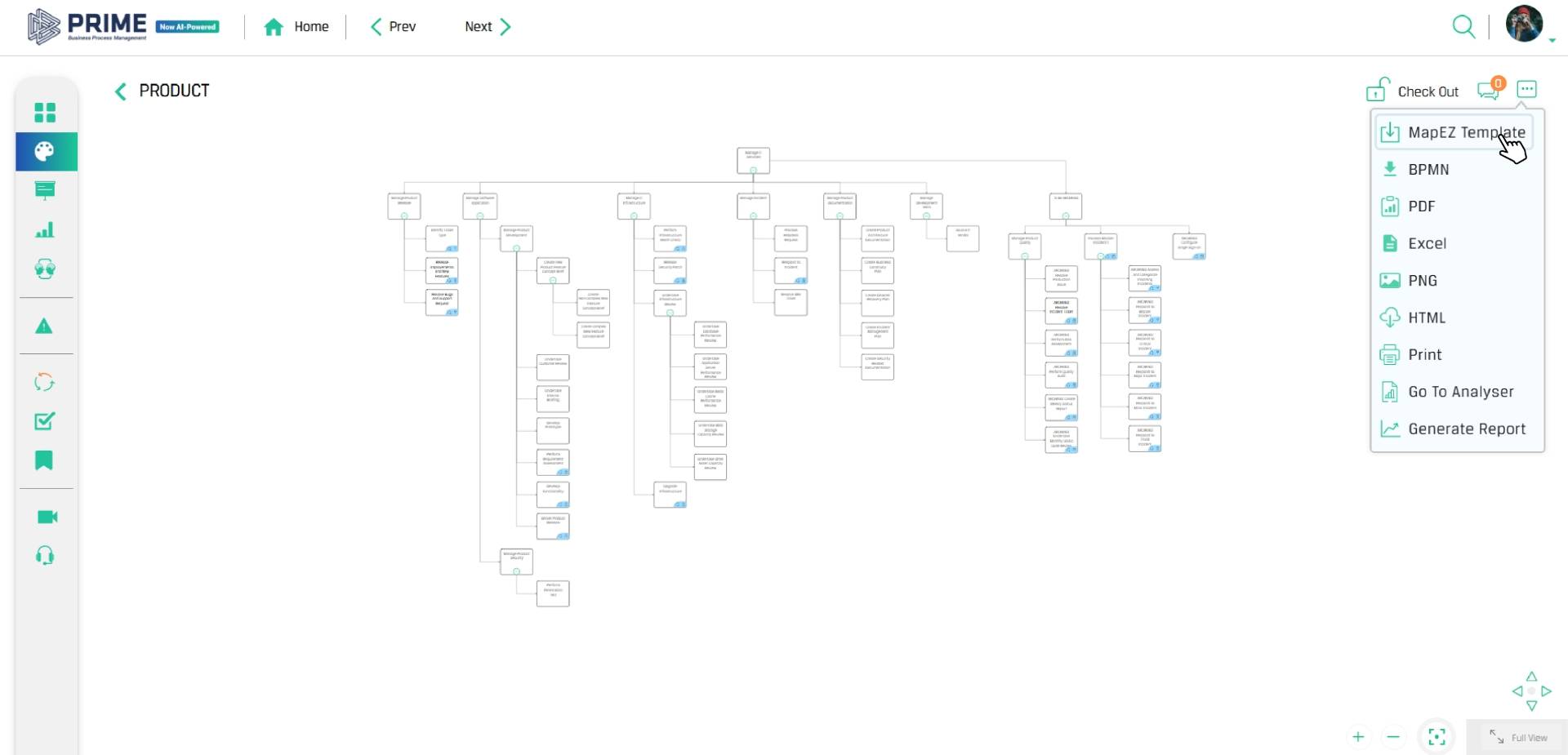 Convert Excel to Process Maps Instantly - MapEZ Map Prime Bpm